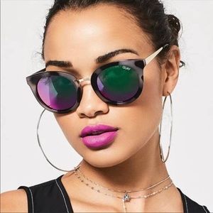 QUAY AUSTRALIA Shook Mirrored Sunglasses